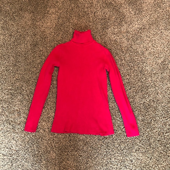Gap and Old Navy Pink and Brown Turtlenecks Size Extra Small! - Picture 2 of 3